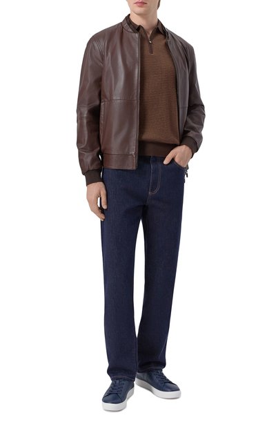 Кожаные кеды PAUL&SHARK, арт. 15318010, фото 2