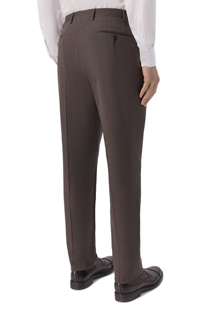 Шерстяные брюки CORNELIANI, арт. 285B03/2A18214, фото 4