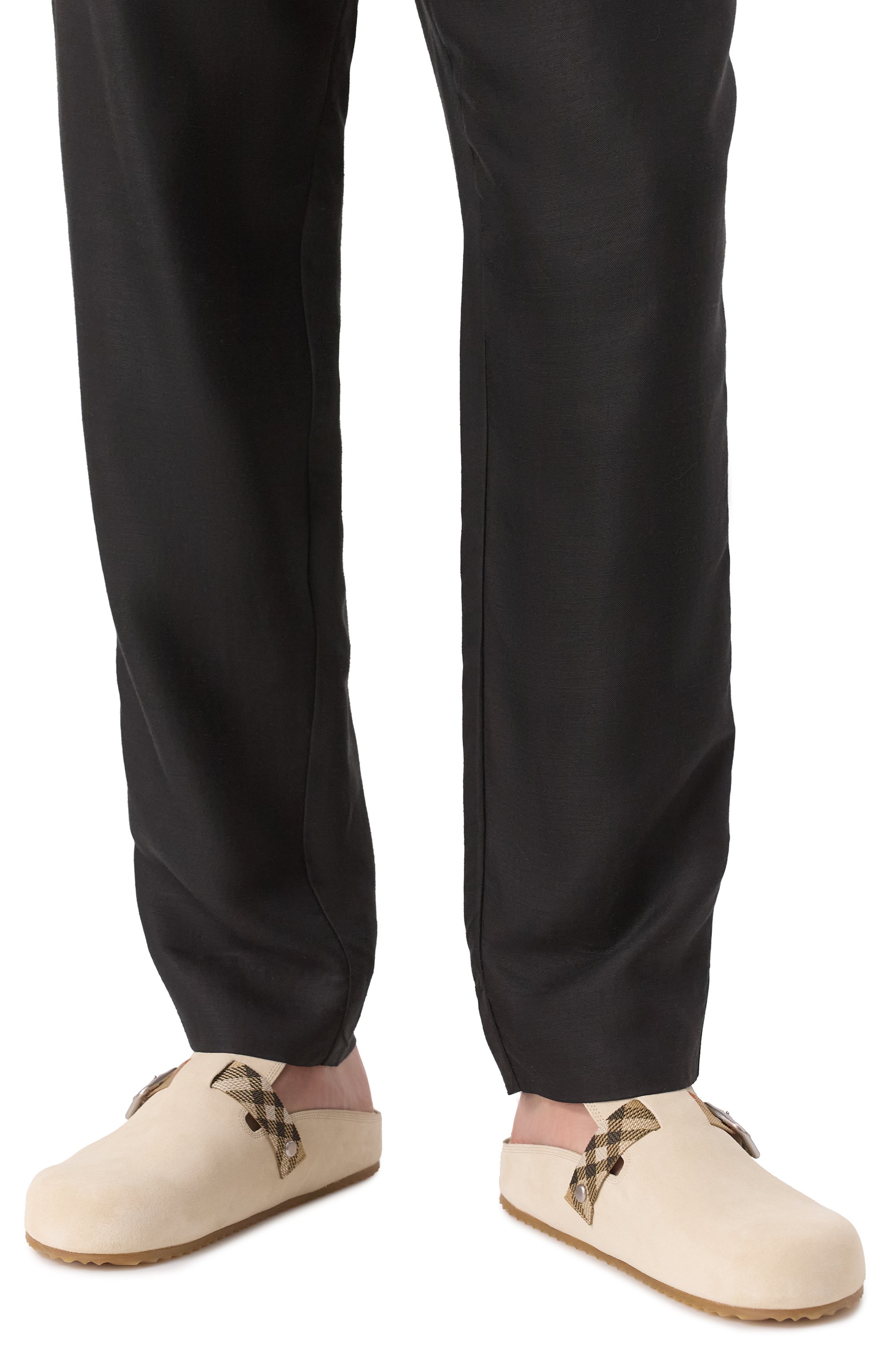 Замшевые сабо urchin BURBERRY, арт. 8106057, фото 3