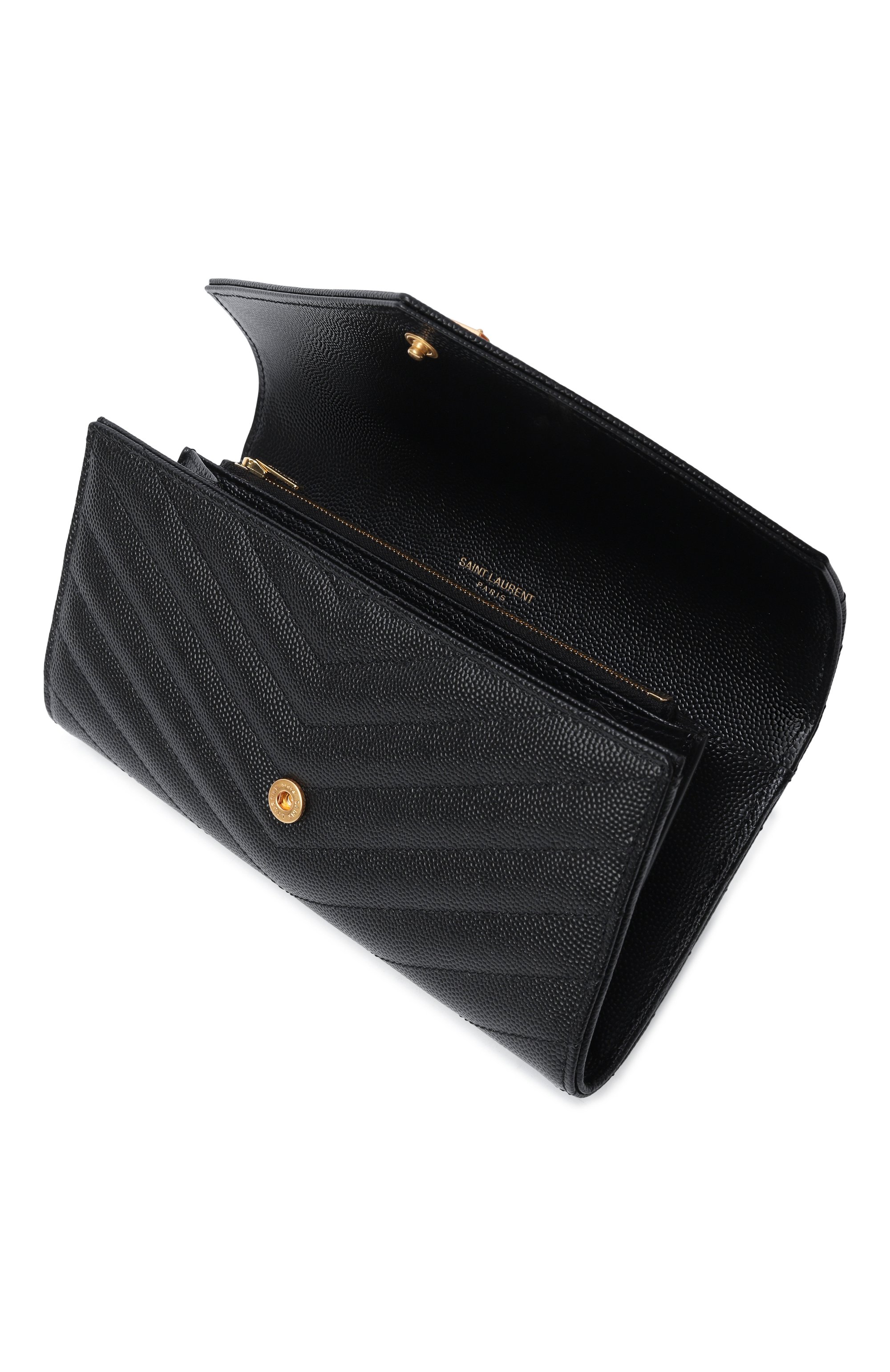 Кожаный кошелек cassandre SAINT LAURENT, арт. 372264/B0W01, фото 3