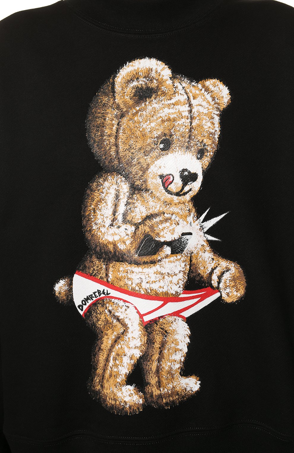 Хлопковый свитшот DOMREBEL черного цвета по цене 34050 руб., арт. SNAP/SWEATSHIRT/W, фото 5 Хлопковый свитшот DOMREBEL, арт. SNAP/SWEATSHIRT/W, фото 5