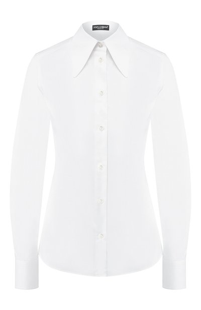 Женская хлопковая блузка DOLCE & GABBANA, арт. F5J50T/FUEAJ