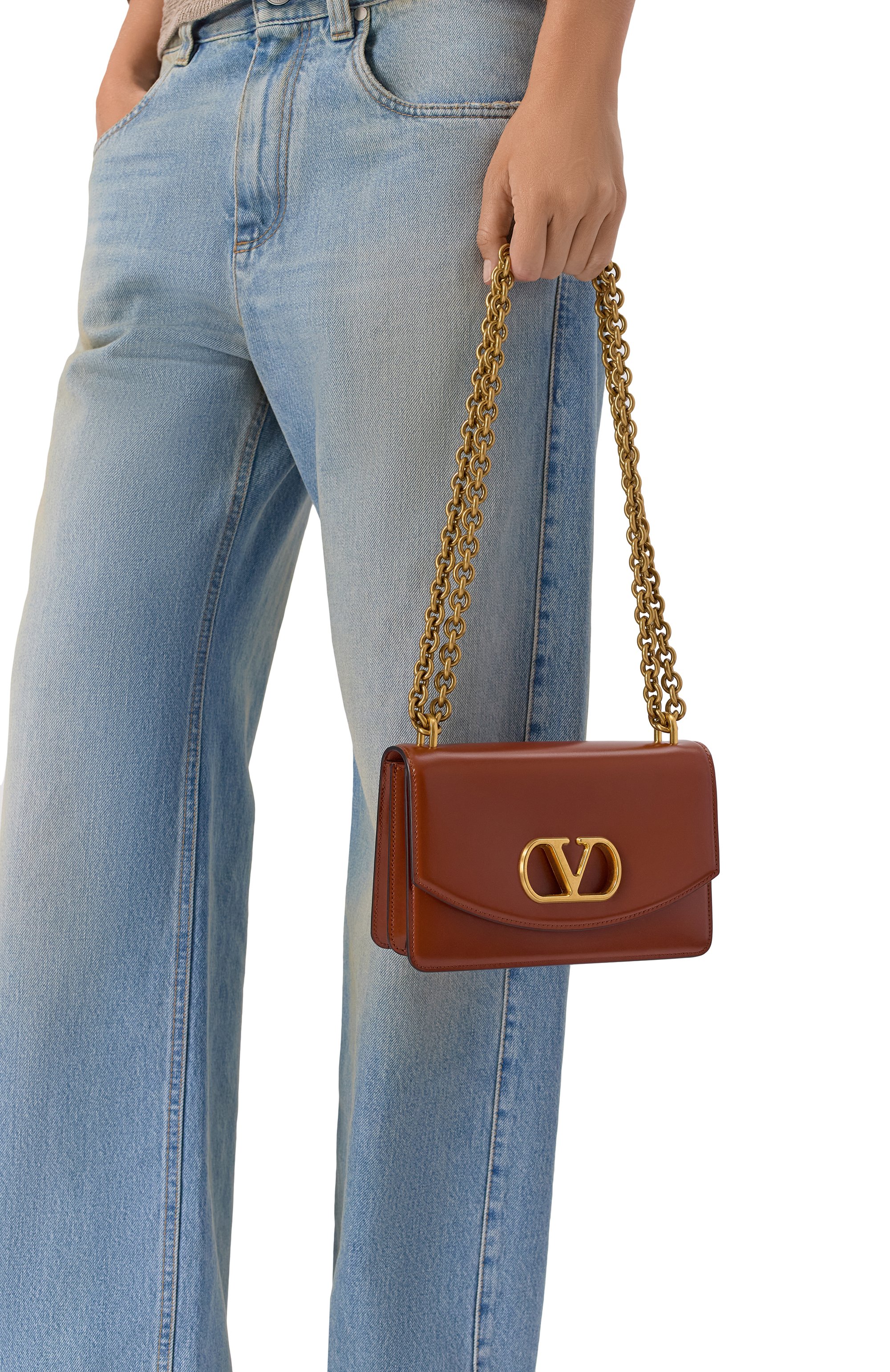 Сумка vain small VALENTINO коричневого цвета по цене 493000 руб., арт. 6W0B0R17/GCB, фото 2 Сумка vain small VALENTINO, арт. 6W0B0R17/GCB, фото 2