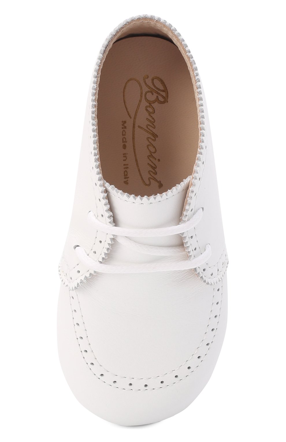 Кожаные пинетки BONPOINT, арт. S01ZSHLF0301(000)_846867, фото 4