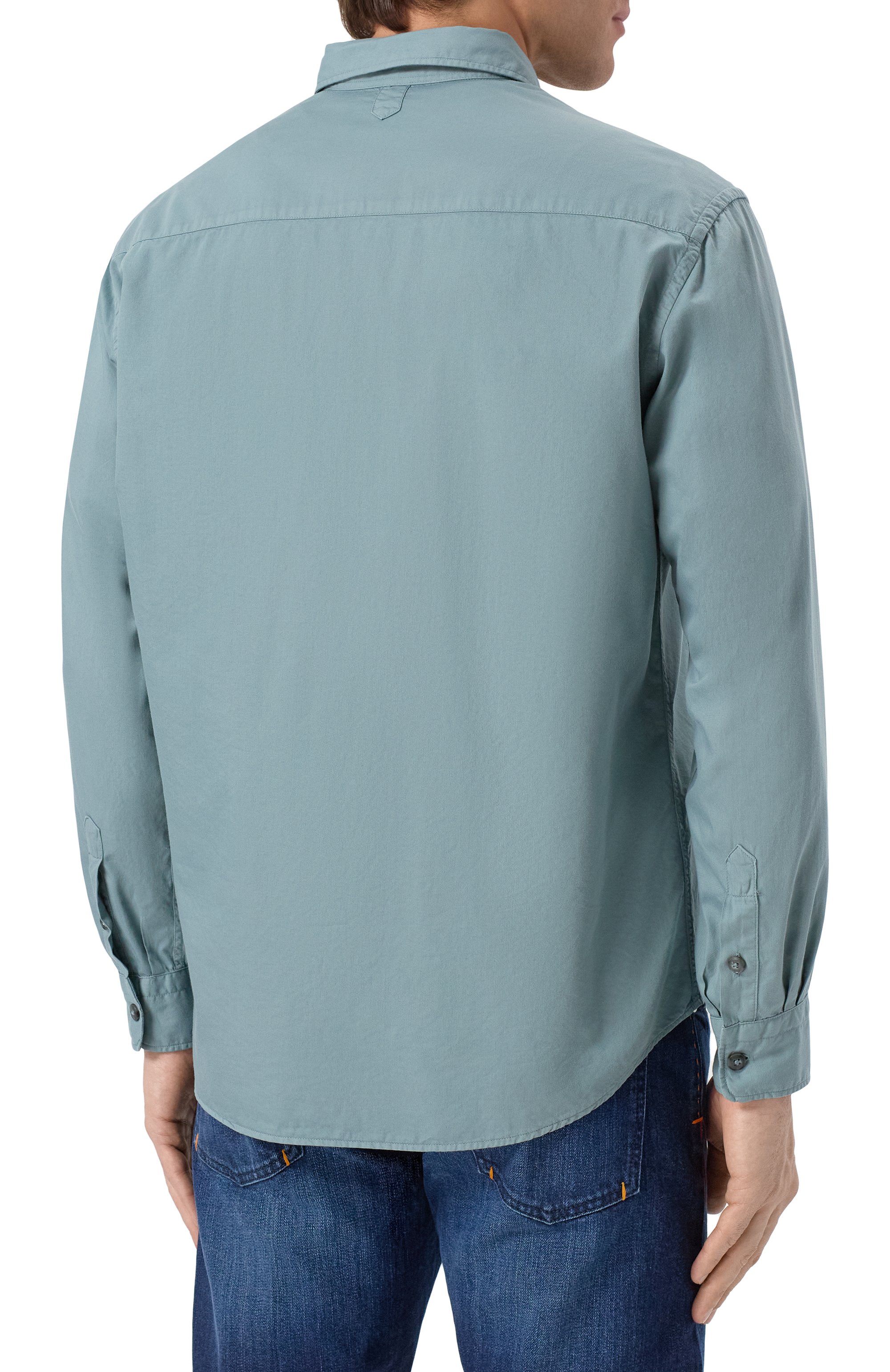 Рубашка из хлопка и лиоцелла CANALI, арт. CSL2067/GM03494, фото 4