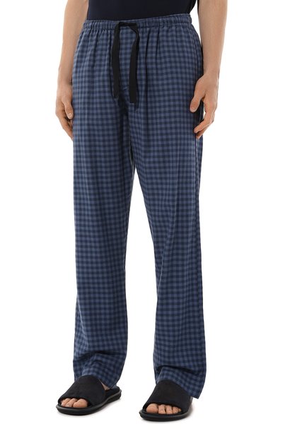 Домашние брюки из хлопка и шерсти ZIMMERLI, арт. 4600-75180, фото 3