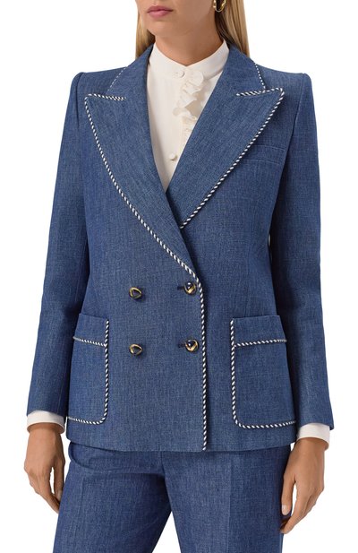 Джинсовый жакет VALENTINO, арт. 7B3DC4629AG, фото 3