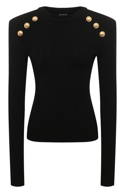 Женский пуловер из вискозы BALMAIN, арт. DF1KD001/KB07