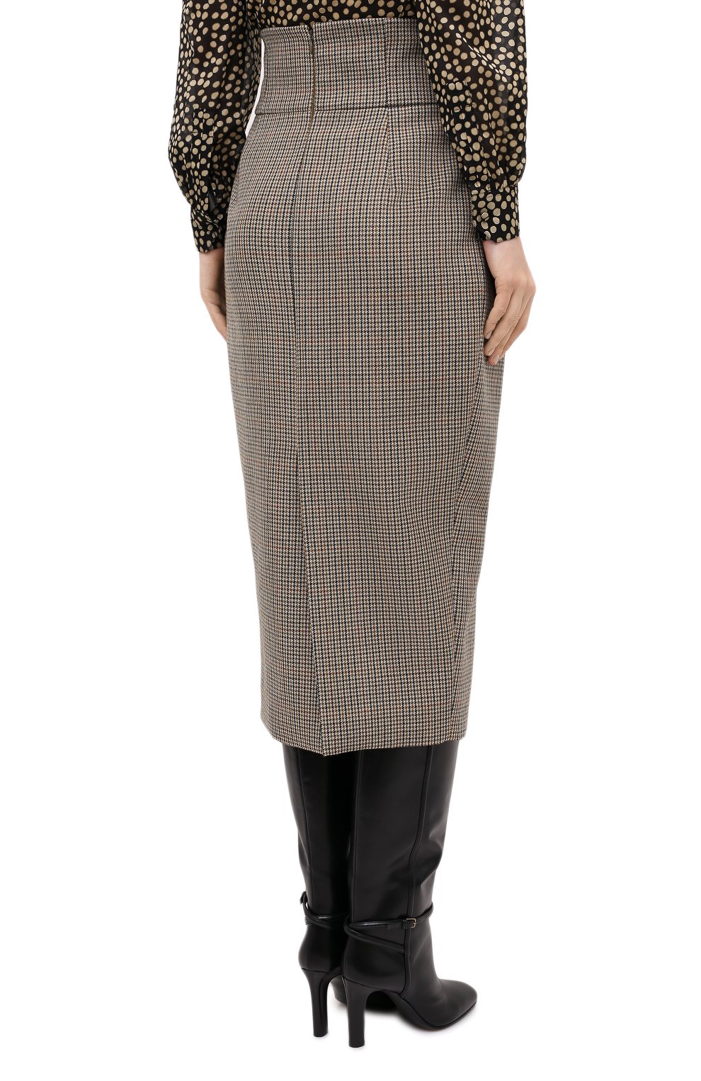 Шерстяная юбка ALEXANDRE VAUTHIER, арт. 203SK1305 1322-203, фото 4