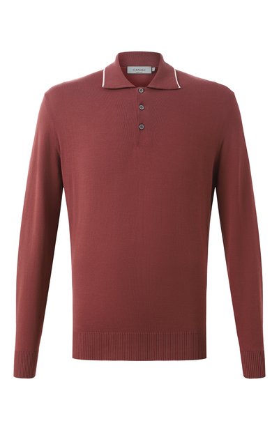 Мужская хлопковое поло CANALI, арт. C1054/MK02261