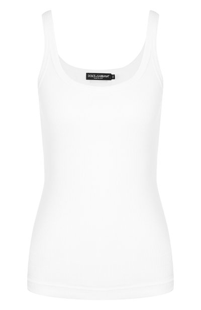 Облегающая майка фактурной вязки DOLCE & GABBANA, арт. 0102/F8H25T/FU7AV, фото 1
