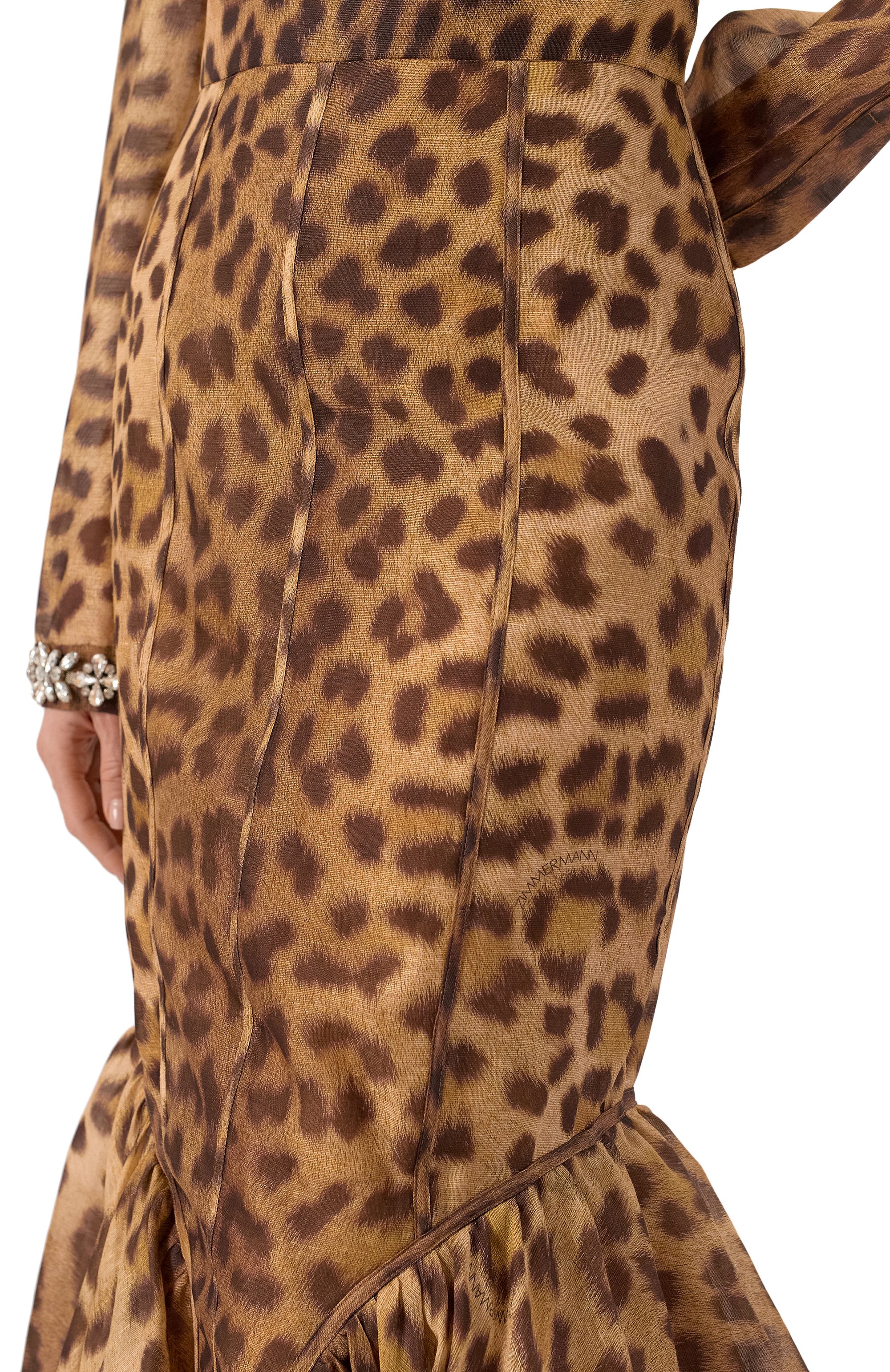 Юбка изо льна и шелка ZIMMERMANN, арт. 2343SR251, фото 5