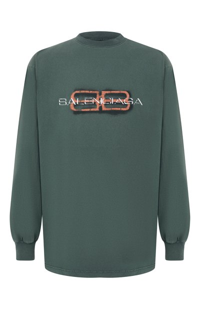 Мужская хлопковый лонгслив BALENCIAGA, арт. 850404/TTVD6