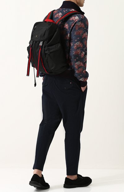 Текстильный рюкзак с клапаном GUCCI, арт. 429037/K1N1X, фото 2