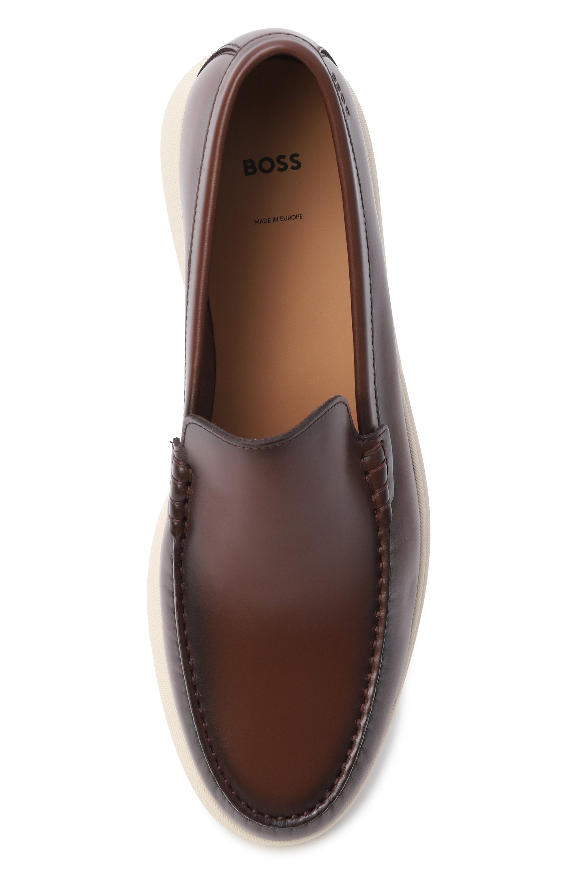 Кожаные лоферы sienne BOSS, арт. 50557667, фото 5