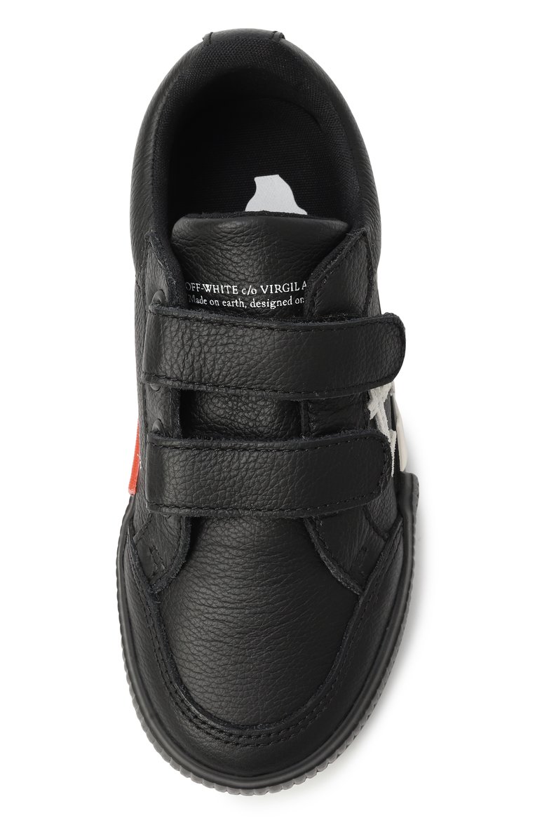 Кожаные кеды safety tag OFF-WHITE, арт. 0BIA005C99LEA0011001, фото 4