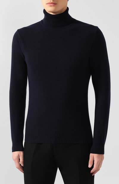 Кашемировая водолазка DANIELE FIESOLI темно-синего цвета по цене 42050 руб., арт. WS 3002, фото 3 Кашемировая водолазка DANIELE FIESOLI, арт. WS 3002, фото 3