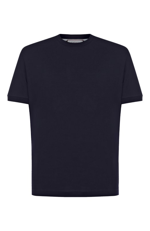 Шерстяная футболка Canali T0908/MJ02338 Синий T0908/MJ02338