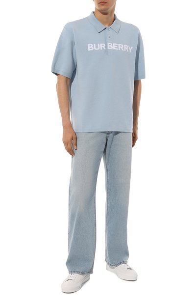 Поло из шерсти и хлопка BURBERRY, арт. 8065571, фото 2