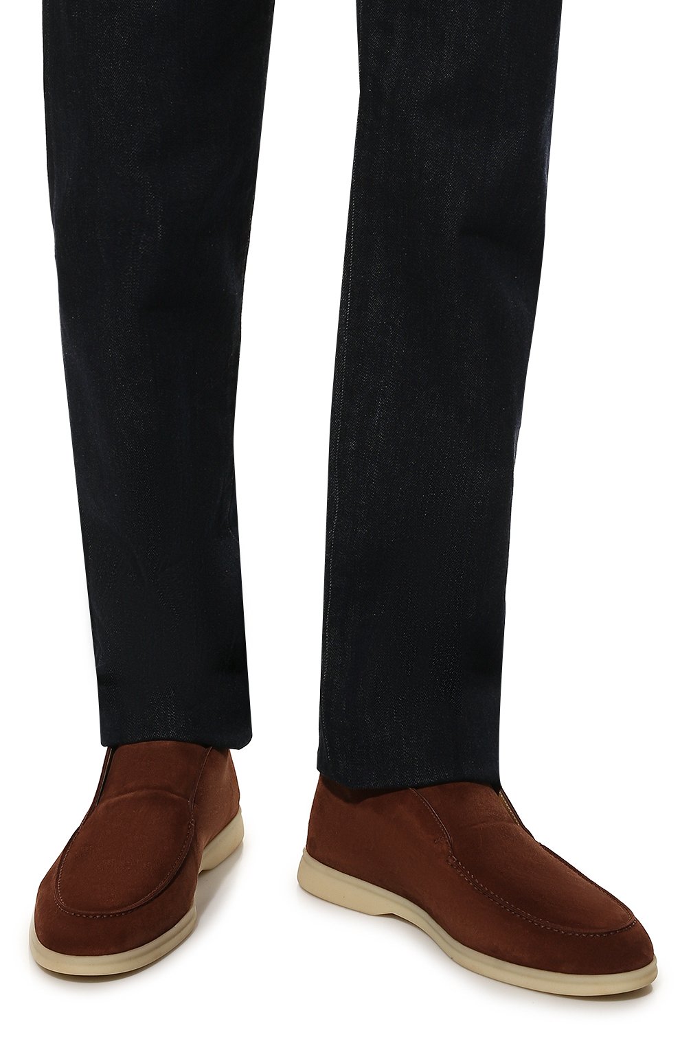 Замшевые ботинки open walk LORO PIANA, арт. FAB4368, фото 3