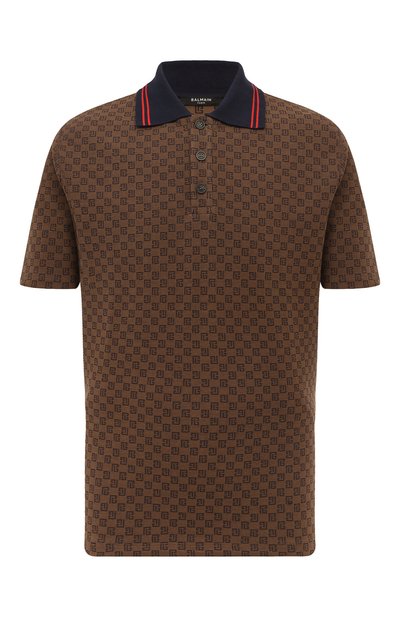 Мужское хлопковое поло BALMAIN, арт. BH2GC026/JH27