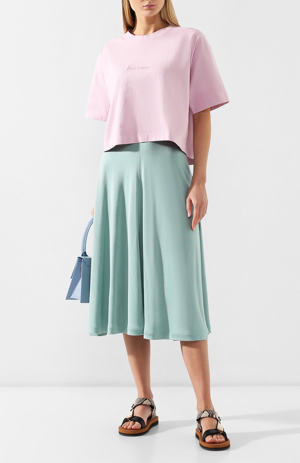Хлопковая футболка ACNE STUDIOS, арт. AL0054, фото 2