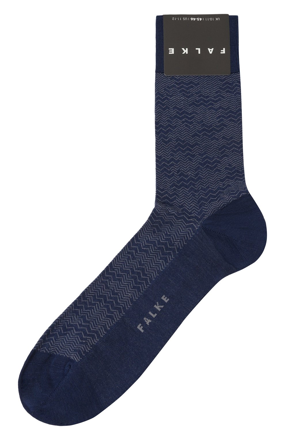 Носки из шерсти и хлопка FALKE синего цвета по цене 3100 руб., арт. 12511, фото 1 Носки из шерсти и хлопка FALKE, арт. 12511, фото 1