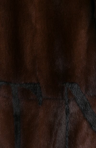 Шуба из меха норки VALENTINO коричневого цвета по цене 2545000 руб., арт. QF3FA5711CF, фото 5 Шуба из меха норки VALENTINO, арт. QF3FA5711CF, фото 5
