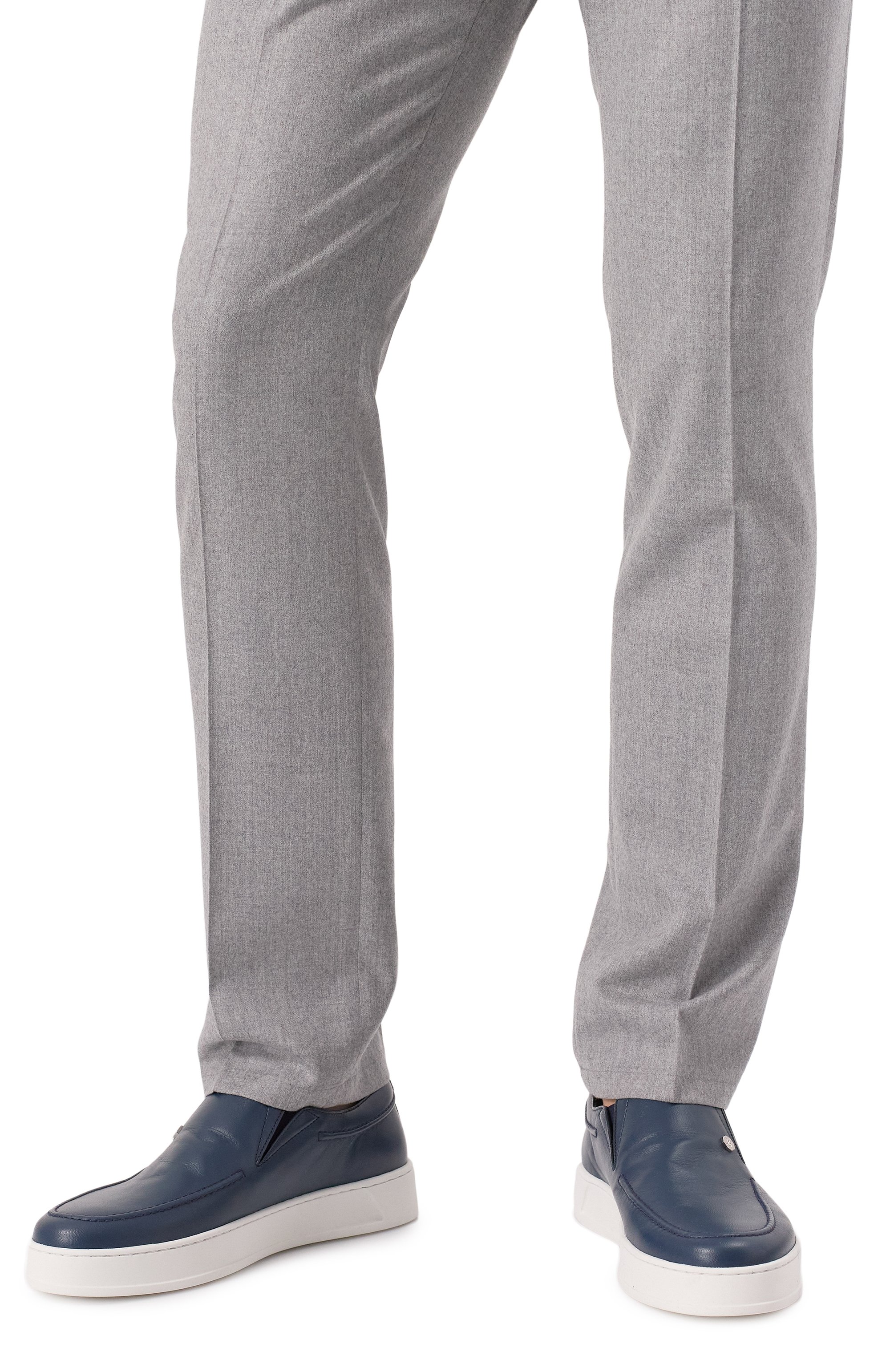 Кожаные слипоны ARTIOLI, арт. 0S820/BABY LAMB/SUEDE ELITE, фото 3