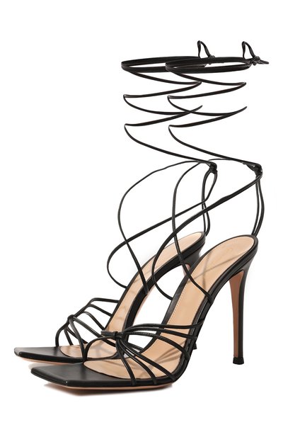 Кожаные босоножки sylvie GIANVITO ROSSI, арт. G32016.15RIC.NAPNER0, фото 1