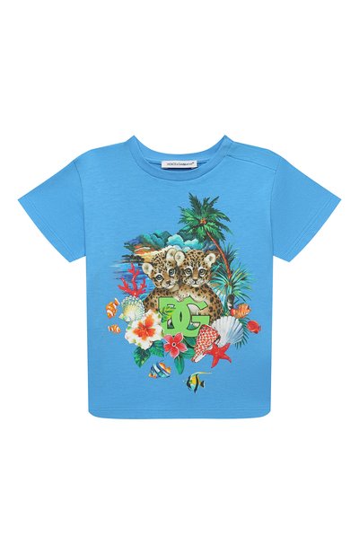 Хлопковая футболка DOLCE & GABBANA, арт. L1JTEY/G7L9W