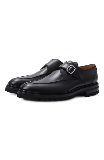 Мужские кожаные монки KITON, арт. USSA512N00101