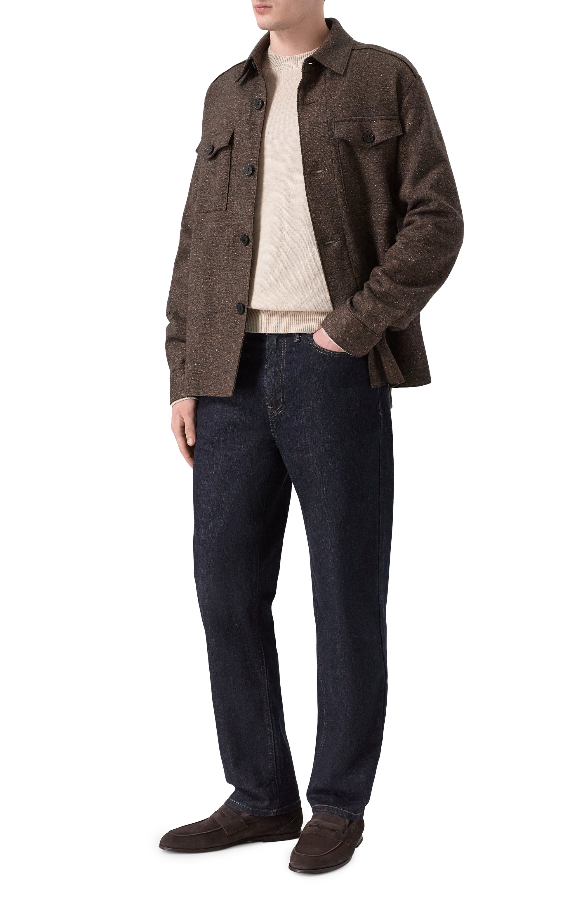 Замшевые пенни-лоферы GREEN GEORGE темно-коричневого цвета по цене 49950 руб., арт. 1018/LIGHT, фото 2 Замшевые пенни-лоферы GREEN GEORGE, арт. 1018/LIGHT, фото 2