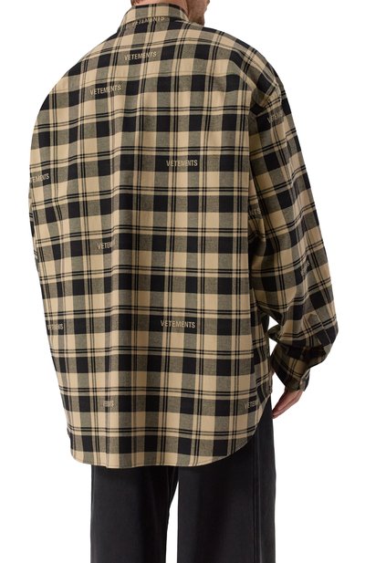 Хлопковая рубашка VETEMENTS, арт. UA65SH919S/25037 FLANNEL, фото 4