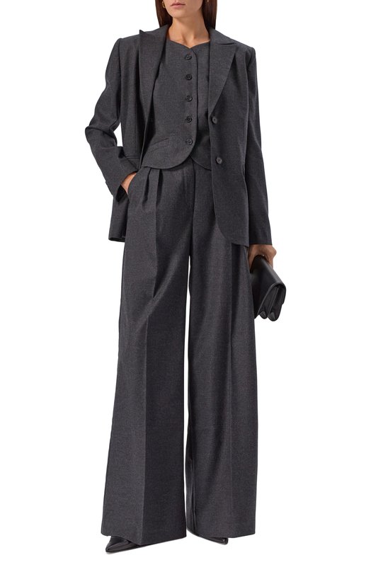 Шерстяной жилет Lesyanebo LN03H-411_ITB Серый  LN03H-411_ITB Фото 2