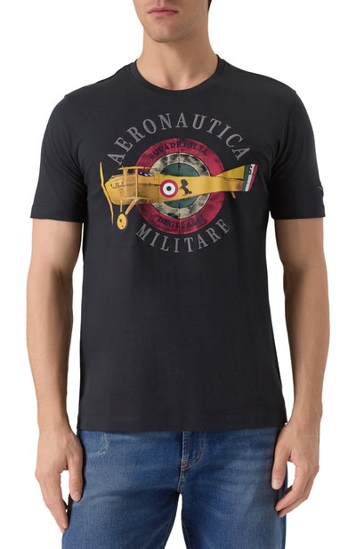 Хлопковая футболка AERONAUTICA MILITARE, арт. 251TS2414J641, фото 3