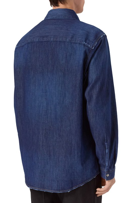Джинсовая рубашка D-Simply Diesel A03534/0DBDB Синий  A03534/0DBDB Фото 4