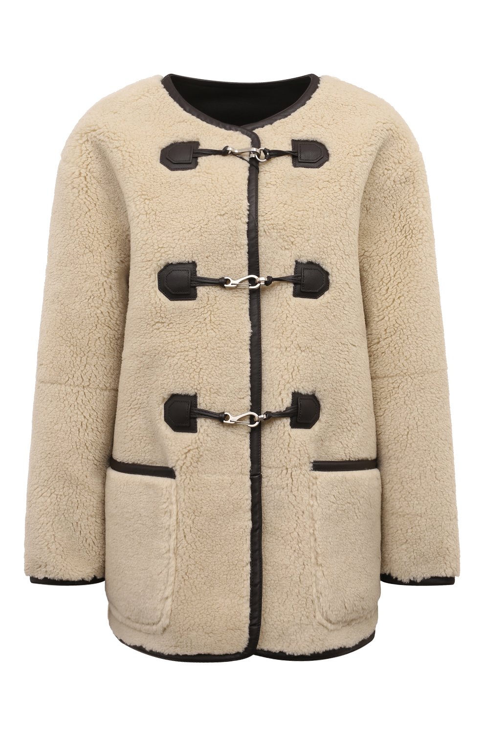 Дубленка DUNST кремового цвета по цене 38050 руб., арт. UDJU4D223CR, фото 1 Дубленка DUNST, арт. UDJU4D223CR, фото 1