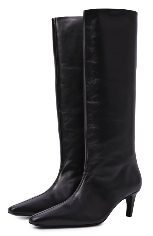 Кожаные сапоги Cave 60 Jude CAVE KNEE B00T/LEATHER Чёрный CAVE KNEE B00T/LEATHER