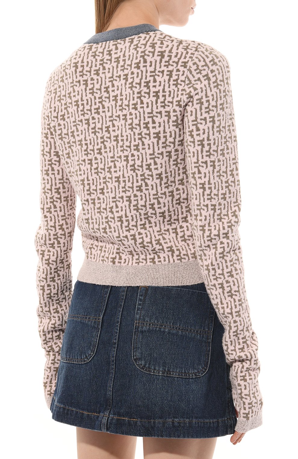 Кардиган из вискозы и хлопка DIESEL, арт. A09429/0LGAQ, фото 4