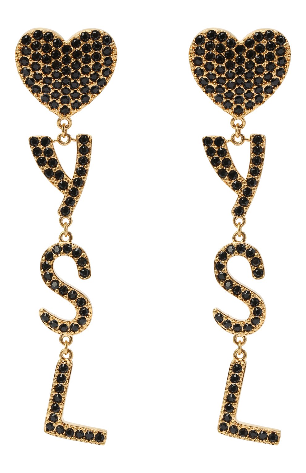 Серьги-клипсы heart SAINT LAURENT, арт. 584228/Y1526, фото 1