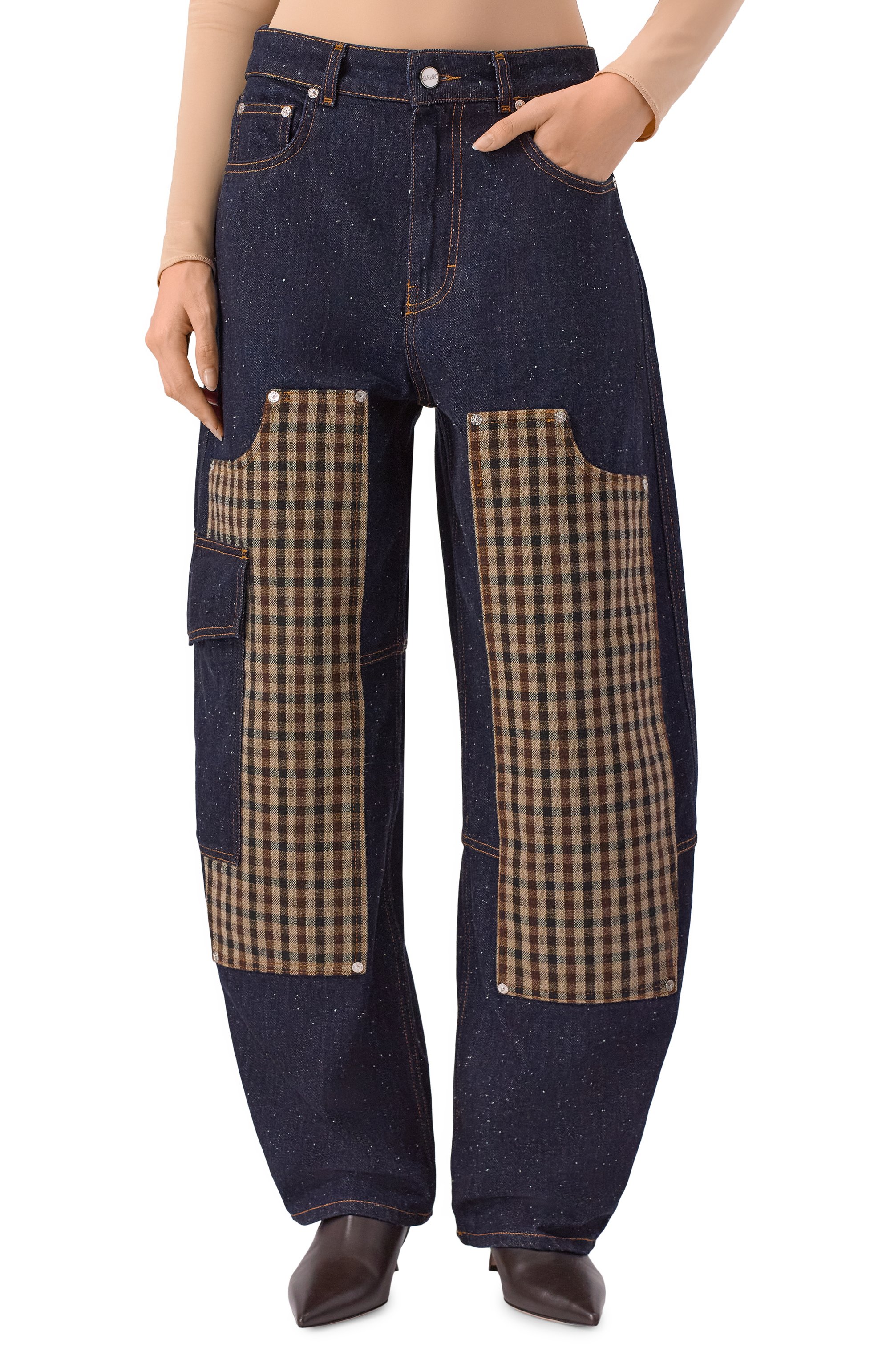 Джинсы-карго GANNI, арт. J1765, фото 3