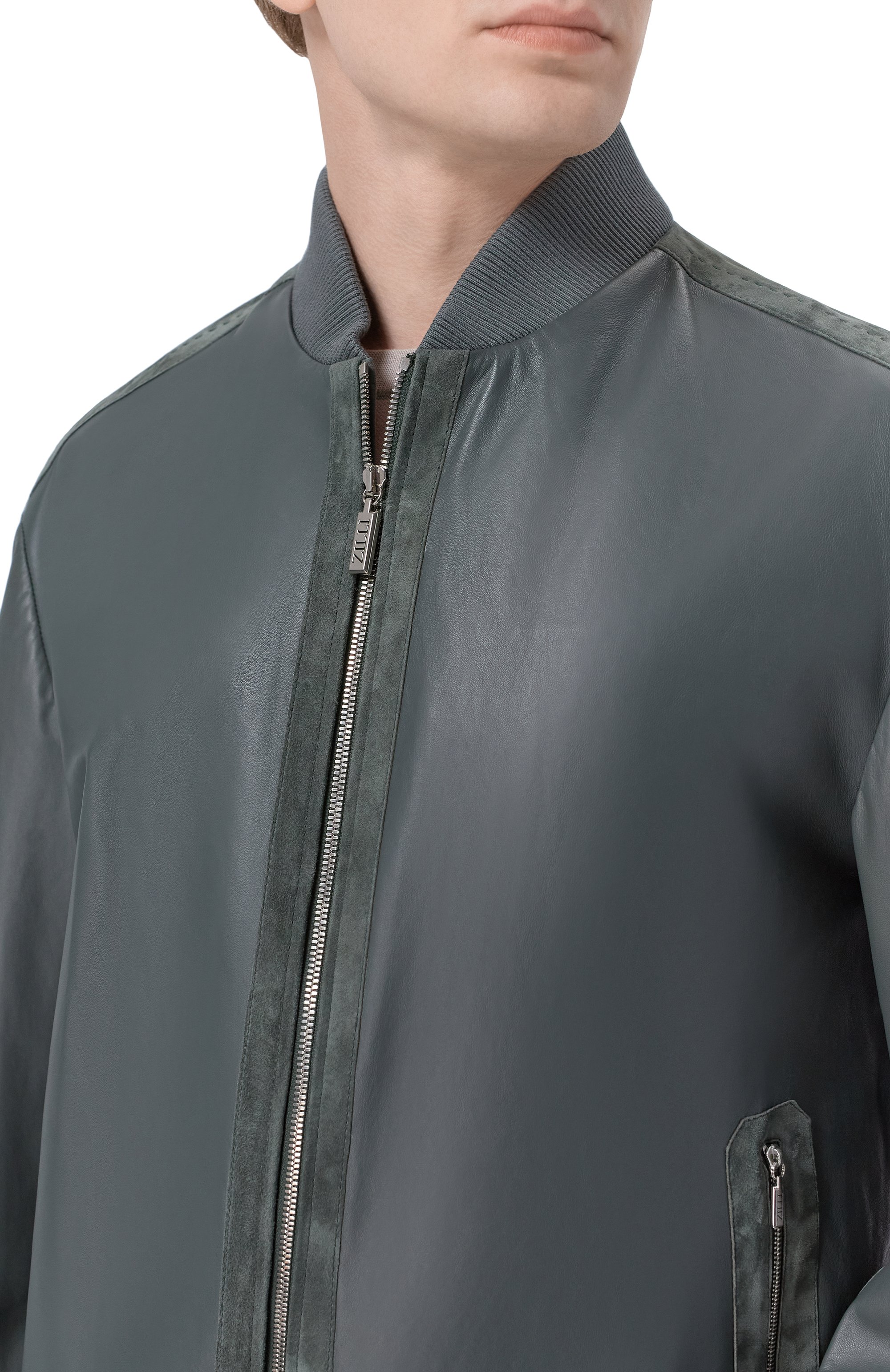 Кожаный бомбер ZILLI, арт. AT0B00M1008VBEV00, фото 5
