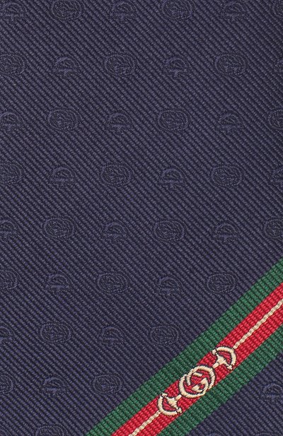 Шелковый галстук GUCCI, арт. 624057/4E002, фото 3