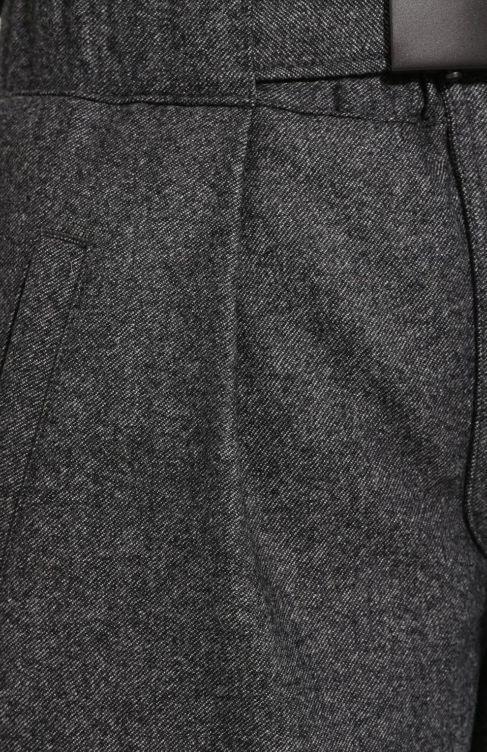 Шерстяные брюки с поясом BRUNELLO CUCINELLI, арт. MA120P6824, фото 5