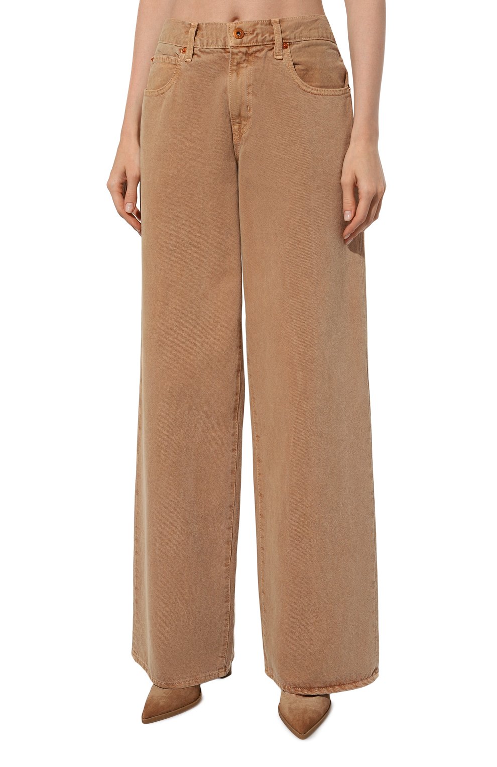 Джинсы SLVRLAKE бежевого цвета по цене 42450 руб., арт. MICJ407PPNRT, фото 3 Джинсы SLVRLAKE, арт. MICJ407PPNRT, фото 3