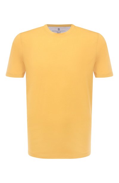 Мужская хлопковая футболка BRUNELLO CUCINELLI, арт. M0T611308