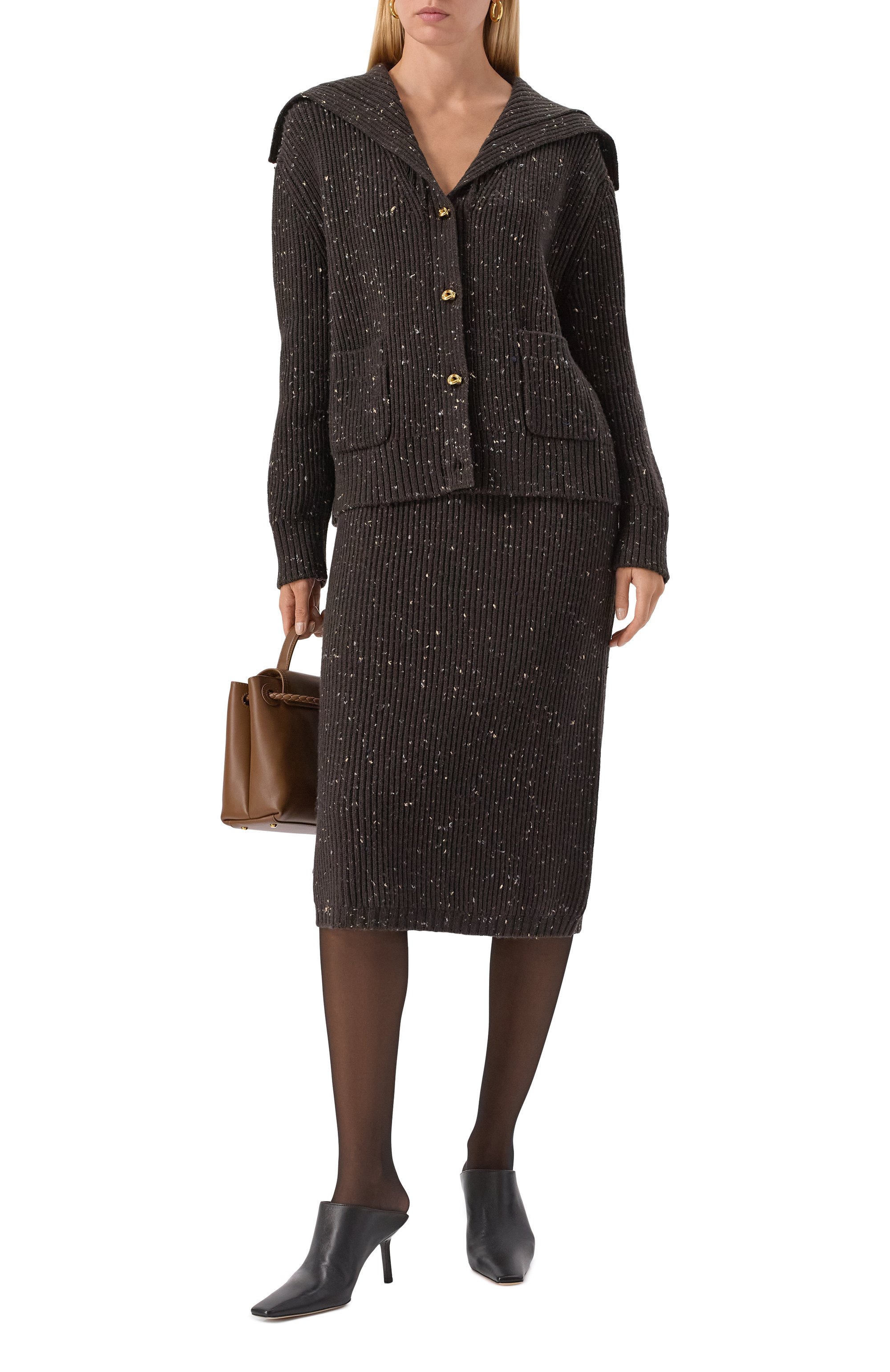 Шерстяной кардиган BOTTEGA VENETA, арт. 838107/V5LV0, фото 2