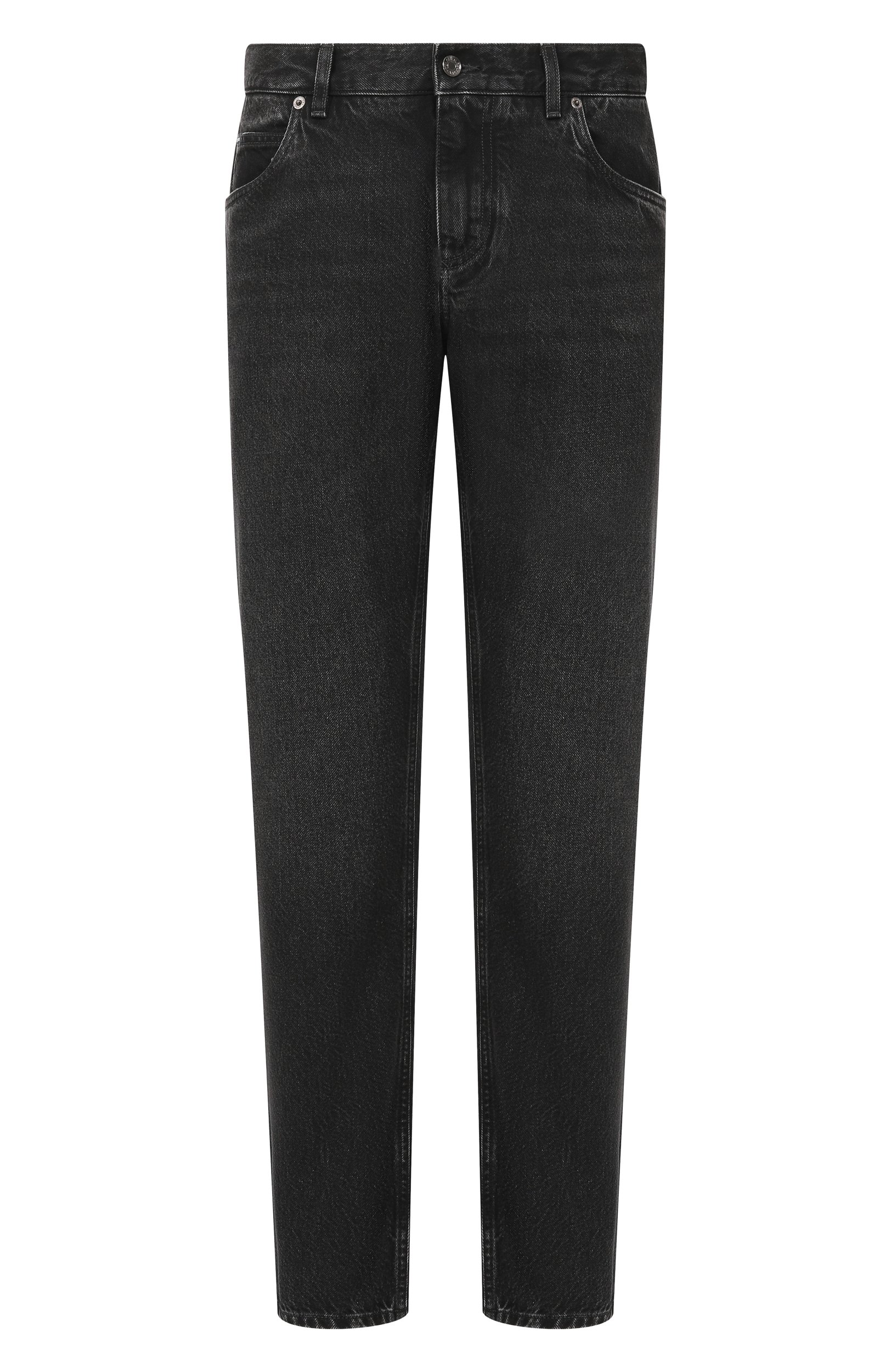 Джинсы regular DOLCE & GABBANA темно-серого цвета по цене 89950 руб., арт. GYJCCZ/G8PJ2, фото 1 Джинсы regular DOLCE & GABBANA, арт. GYJCCZ/G8PJ2, фото 1