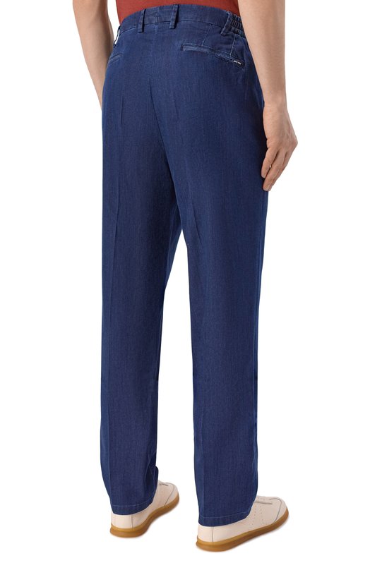 Хлопковые брюки Richard J. Brown T0RIN0/T84.T. Синий  T0RIN0/T84.T. Фото 4